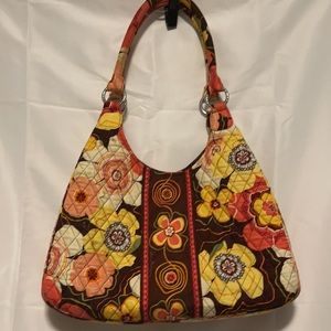 Vera Bradley Retired Buttercup Large Hobo Bag
